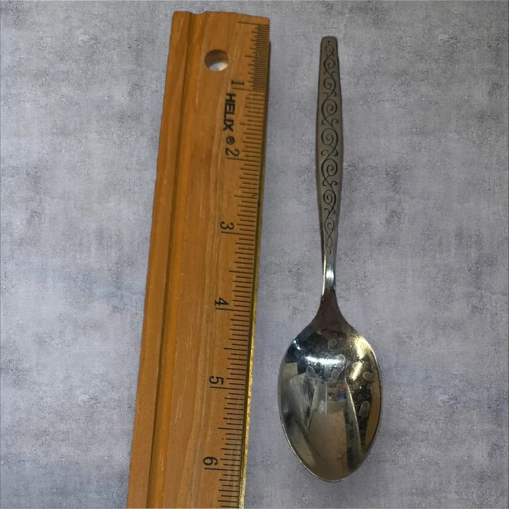 Lot of 7-Gorham SPANISH SCROLL Silver Stainless Replacement‎ Spoons/Forks